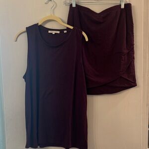 Bella Luxx Deep Purple Muscle Tee